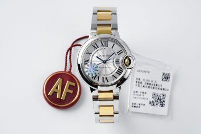 AF Factory Ballon Bleu de Cartier 33MM Two-tone Gold Bracelet Women Watch